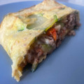 El cooksnap de Ramón Esteban López cuando hizo Rollo de calabacín y carne picada.