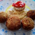 El cooksnap de Noemí cuando hizo Croquetas de coliflor con queso.