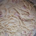 El cooksnap de Patricia Noemi cuando hizo Espagueti Blanco.