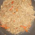 El cooksnap de Lyda Patiño cuando hizo Tallarines fritos (estilo chino).