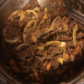 El cooksnap de Arlen Martinez Valdez cuando hizo Ropa Vieja.