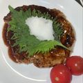 もぐ's cooksnap of when they made 簡単和風ハンバーグ♡おろしポン酢ソース.