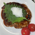 もぐ's cooksnap of when they made 簡単和風ハンバーグ♡おろしポン酢ソース.