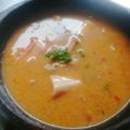 El cooksnap de Edwin Linares cuando hizo Cazuela de Mariscos.