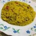 Hemani bhati का कुकस्नैप जब उन्होंने वेज दलिया(veg daliya recipe in hindi) बनाया था।