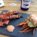 El cooksnap de Adria Valencia cuando hizo Ensalada de aguacates con gambas y salsa rosa.