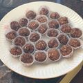El cooksnap de camila cuando hizo Trufas con chocolinas.