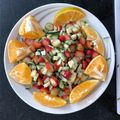 El cooksnap de vivirram cuando hizo Ensalada de fresas, cohombro y queso.