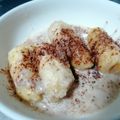 El cooksnap de Luisa cuando hizo Bananos con leche.