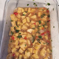 El cooksnap de An Barrantes cuando hizo CEVICHE DE BANANO VERDE.