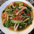 Cooksnap Mardiana Jaafar semasa beliau membuat Kailan Ikan Masin.
