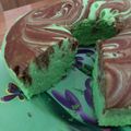 Cooksnap dari Mawaddah untuk resep Bolu Pandan Marmer Kukus