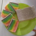 Cooksnap dari Rike Novianti untuk resep Mini Steamed Rainbow Cake Roll
