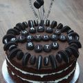 El cooksnap de Laura cuando hizo 🎂Torta de cumpleaños con Ganache de chocolate 🍫🍫.