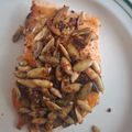 El cooksnap de LuzMa SG cuando hizo Salmón con salsa de pepitas y mostaza.