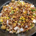 El cooksnap de Rafel Curto cuando hizo Ensalada de lentejas con vinagreta de mostaza.