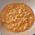 El cooksnap de Tatina cuando hizo Pollo al curry con arroz (sin leche de coco).