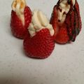 Tanesha Bell's cooksnap of when they made Cheesecake Stuffed Strawberries.