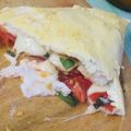 El cooksnap de cecilia cuando hizo Calzones Caprese para enamorar.