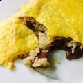 Cooksnap của Lâm Lâmm khi họ làm theo món Omurice - Cơm cuộn trứng kiểu Nhật - (phiên bản vét tủ lạnh)