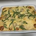 El cooksnap de Arantza cuando hizo Clafoutis salado y saludable 🇫🇷 tomate cherry y queso 🍅 🧀.