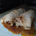 El cooksnap de Nabila Berjal cuando hizo Wrap de pollo.