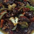 Cooksnap Rose Nani Nizah Nayan semasa beliau membuat Daging Blackpepper.