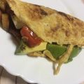 El cooksnap de Kriss cuando hizo Tortilla rellena de champiñones y queso fresco.