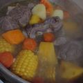 El cooksnap de Adriani Muller cuando hizo Puchero argentino.