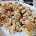El cooksnap de Teresa cuando hizo Coliflor crujiente al horno con salsa.