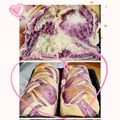 白白 的 紫薯大理石麵包 cooksnap