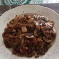 El cooksnap de Mariana Fernandez cuando hizo Champiñones salteados con jamón. muy fácil.