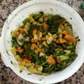 El cooksnap de Diva Sanchez cuando hizo Ensalada de mango, espinaca y aguacate.