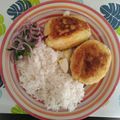 El cooksnap de Alejandra cuando hizo Papa Rellena de Yuca con carne molida!.