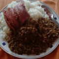 El cooksnap de Cagua Intriago Dios Mi Guia cuando hizo Sopa de Pollo, con fideo y papa.