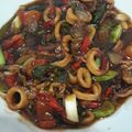 Cooksnap dari Elly untuk resep Cumi Saos Asam Manis Pedas