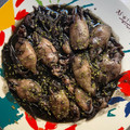 El cooksnap de Andrés cuando hizo Almendritas en su tinta.