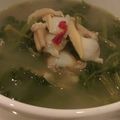 Cooksnap của Từ Vân khi họ làm theo món Canh sò lụa nấu rau muống