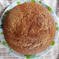 El cooksnap de Rocio Basto cuando hizo Torta integral de flan sin azúcar.