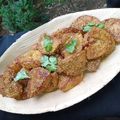 Dipika Bhalla का कुकस्नैप जब उन्होंने सिंधी आलू टुक(sindhi aloo tuk recipe in hindi) बनाया था।