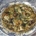 El cooksnap de Gilbert (Aprenent a la vida 📚♻️☯️) cuando hizo Tortilla francesa rellena de mezcla de lechuga 4 estaciones.