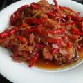 Cooksnap dari stevanna taslim untuk resep Ikan tenggiri sambal matah...pedas,gurih ,segarr...👍