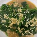 秋日 的 韓式小菜：涼拌芝麻菠菜 cooksnap