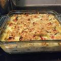 nory white Cooksnap-ja, amikor elkészítette a(z) Kétféle sajtos-sonkás rakott cukkini receptet.