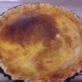 El cooksnap de Silvia Cuello cuando hizo Tarta de jamón y queso.