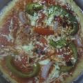 Husn Ara's cooksnap of when they made Cheese pizza.