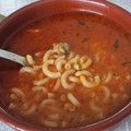 El cooksnap de Espinar cuando hizo Sopa de salmón con fideos.