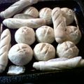El cooksnap de Martín cuando hizo Pan blanco para el desayuno.