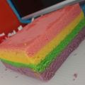 Cooksnap dari Dara Sanggrani untuk resep RAINBOW CAKE POTONG /BOLU KUKUS PELANGI