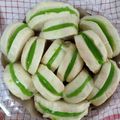 Cooksnap dari intan sagita untuk resep Roti kukus belah topping Srikaya Pandan